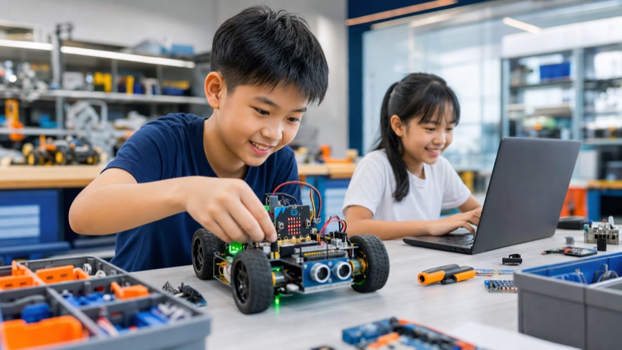 Microbit Robotics course image